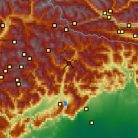 Nearby Forecast Locations - Cadore - Map