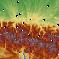 Nearby Forecast Locations - Aspin-Aure - Map