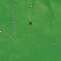 Nearby Forecast Locations - Porazava - Map