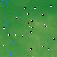 Nearby Forecast Locations - Aleksandrów Łódzki - Map