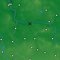Nearby Forecast Locations - Krosno Odrzańskie - Map