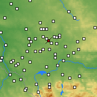 Nearby Forecast Locations - Siemianowice Śląskie - Map