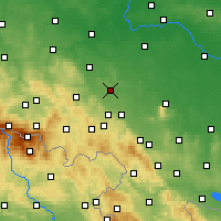 Nearby Forecast Locations - Strzegom - Map