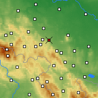 Nearby Forecast Locations - Świdnica - Map