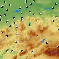 Nearby Forecast Locations - Żywiec - Map