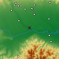 Nearby Forecast Locations - Pavia - Map