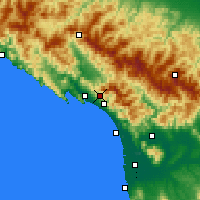Nearby Forecast Locations - Carrara - Map