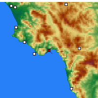 Nearby Forecast Locations - Policastro Bussentino - Map