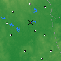 Nearby Forecast Locations - Augustów - Map