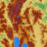 Nearby Forecast Locations - Kičevo - Map