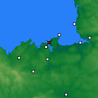 Nearby Forecast Locations - Saint-Malo - Map