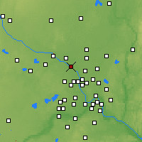 Nearby Forecast Locations - Anoka - Map