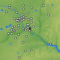Nearby Forecast Locations - South St. Paul - Map