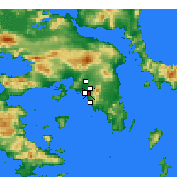 Nearby Forecast Locations - Agios Dimitrios - Map