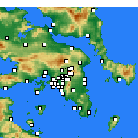 Nearby Forecast Locations - Kifissia - Map
