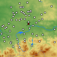 Nearby Forecast Locations - Bieruń - Map