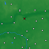 Nearby Forecast Locations - Chodzież - Map