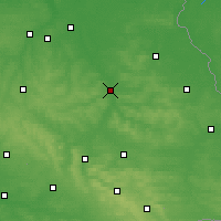 Nearby Forecast Locations - Krasnystaw - Map