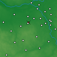 Nearby Forecast Locations - Milanówek - Map