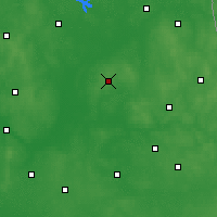 Nearby Forecast Locations - Mońki - Map