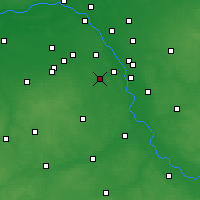 Nearby Forecast Locations - Piaseczno - Map