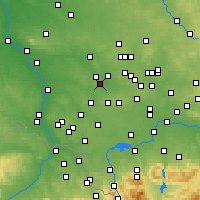 Nearby Forecast Locations - Ruda Śląska - Map