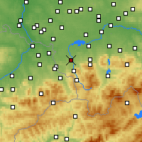 Nearby Forecast Locations - Skoczów - Map
