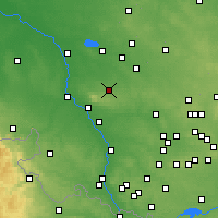 Nearby Forecast Locations - Strzelce Opolskie - Map