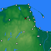 Nearby Forecast Locations - Wejherowo - Map