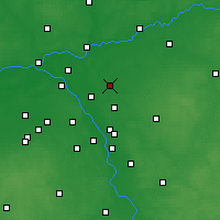 Nearby Forecast Locations - Wołomin - Map