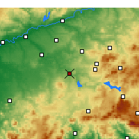 Nearby Forecast Locations - Puente Genil - Map