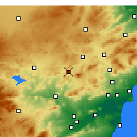 Nearby Forecast Locations - Jumilla - Map