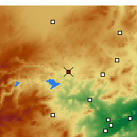 Nearby Forecast Locations - Hellín - Map