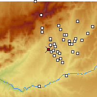 Nearby Forecast Locations - Villaviciosa de Odón - Map