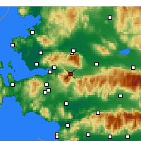 Nearby Forecast Locations - Kemalpaşa - Map