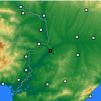 Nearby Forecast Locations - Uzunköprü - Map