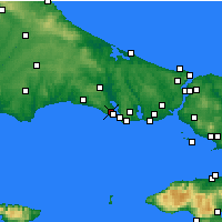 Nearby Forecast Locations - Tepecik - Map