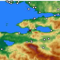 Nearby Forecast Locations - Gemlik - Map