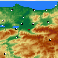 Nearby Forecast Locations - Akyazı - Map