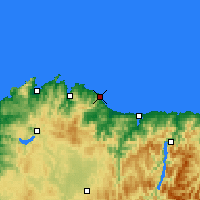 Nearby Forecast Locations - Burela - Map