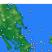 Nearby Forecast Locations - Bream Head - Map