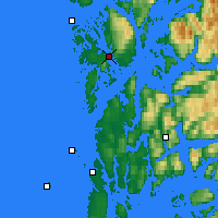 Nearby Forecast Locations - Leirvik - Map