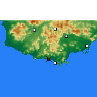Nearby Forecast Locations - Sanya - Map