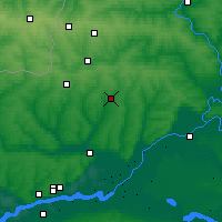 Nearby Forecast Locations - Shakhty - Map