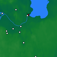 Nearby Forecast Locations - Shlisselburg - Map