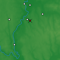 Nearby Forecast Locations - Vyksa - Map