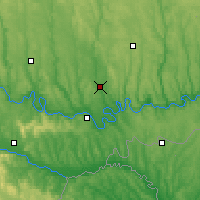 Nearby Forecast Locations - Kamianets-Podilskyi - Map
