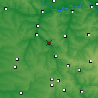 Nearby Forecast Locations - Kostiantynivka - Map