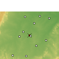 Nearby Forecast Locations - Raipur - Map