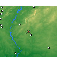 Nearby Forecast Locations - Center Point - Map